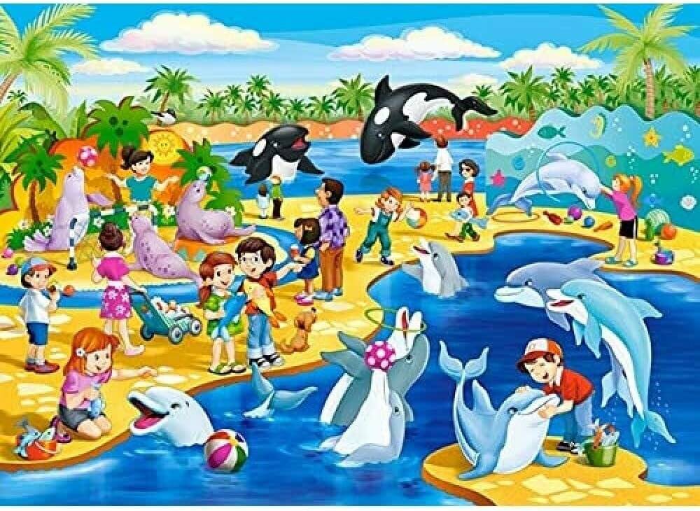 CASTORLAND Puzzle Delphinarium 60 Teile