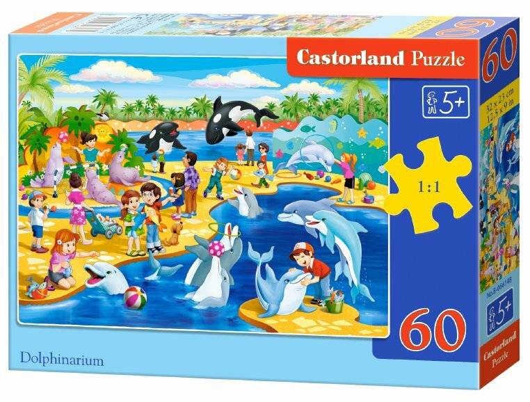 CASTORLAND Puzzle Delphinarium 60 Teile