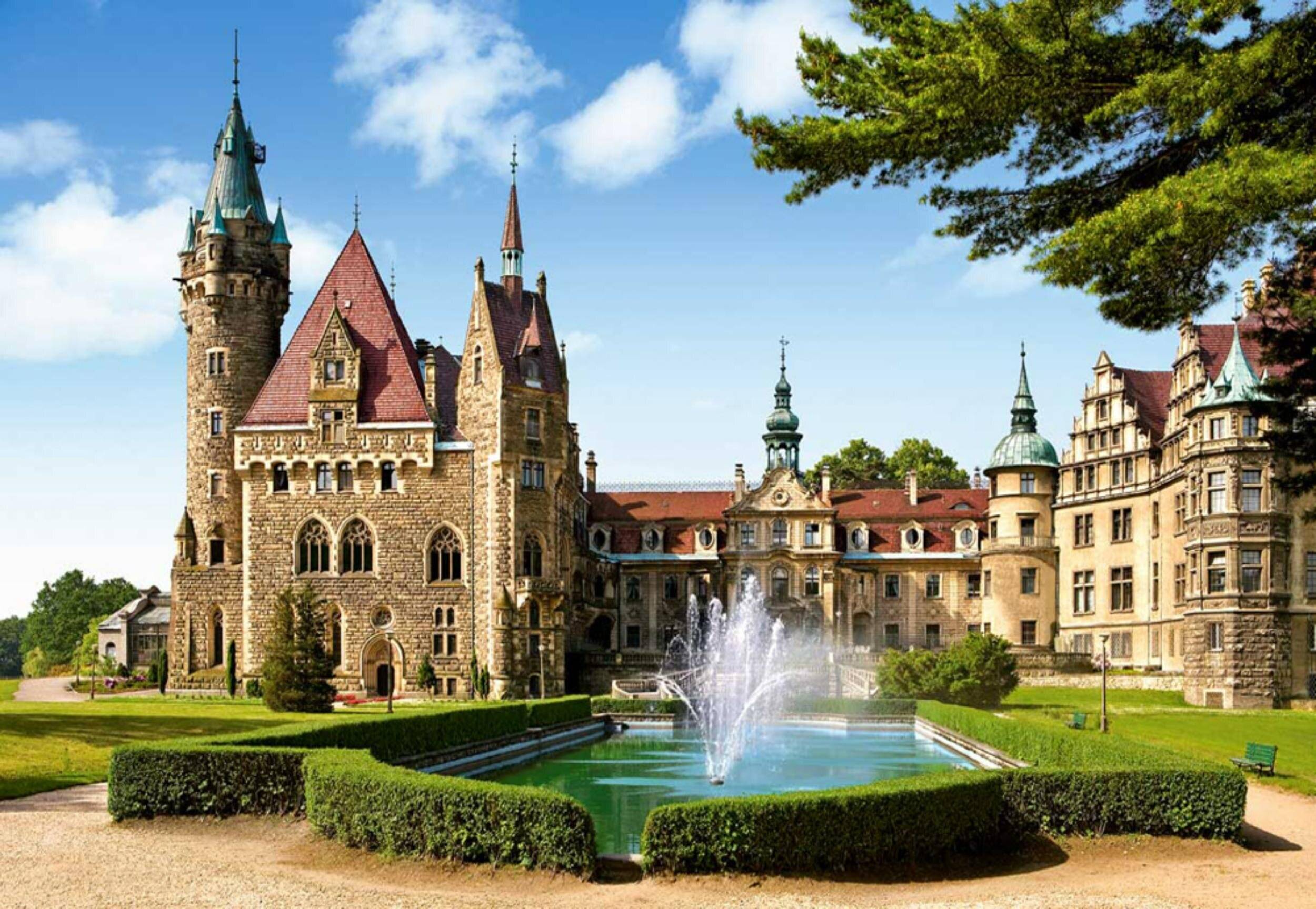 CASTORLAND Puzzle Schloss Moszna, Polen 1500 Teile
