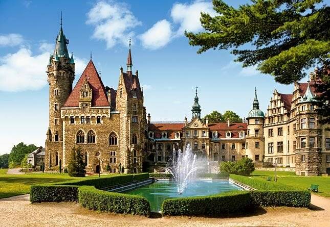 CASTORLAND Puzzle Schloss Moszna, Polen 1500 Teile