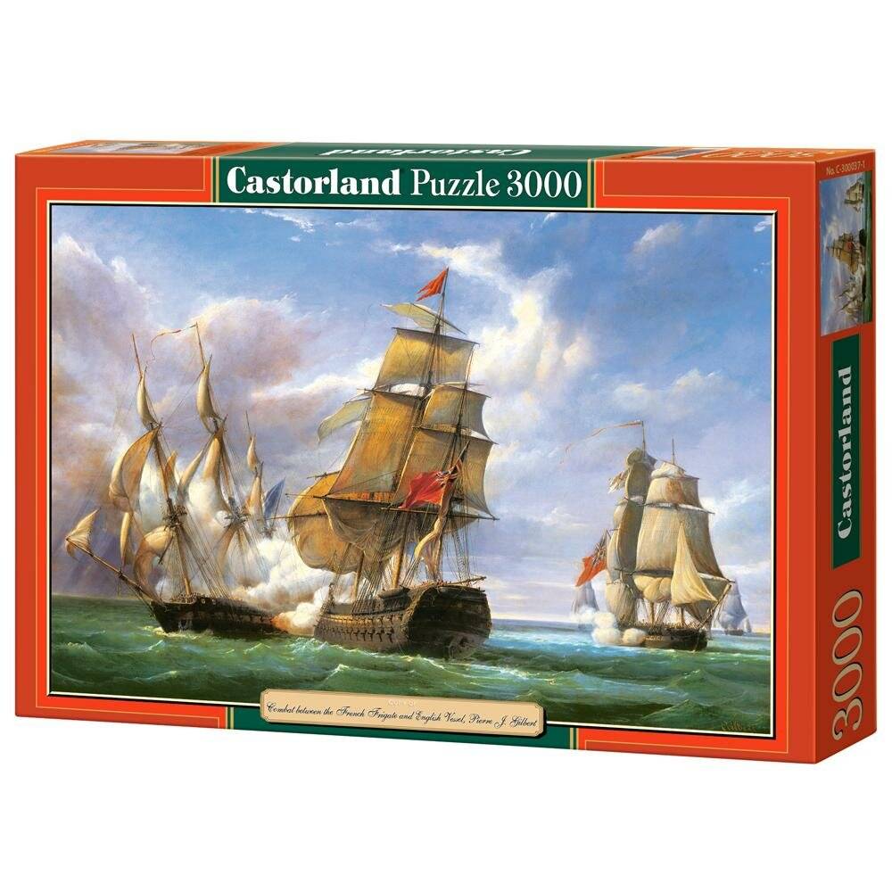 CASTORLAND Puzzle Seeschlacht 3000 Teile