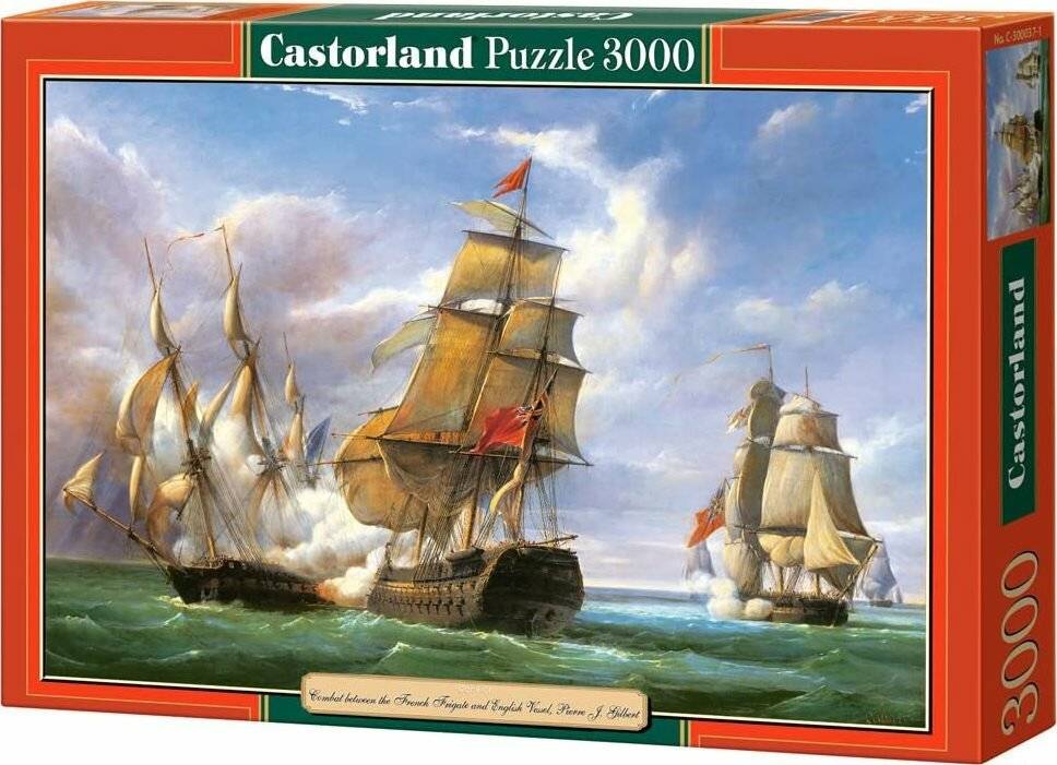 CASTORLAND Puzzle Seeschlacht 3000 Teile