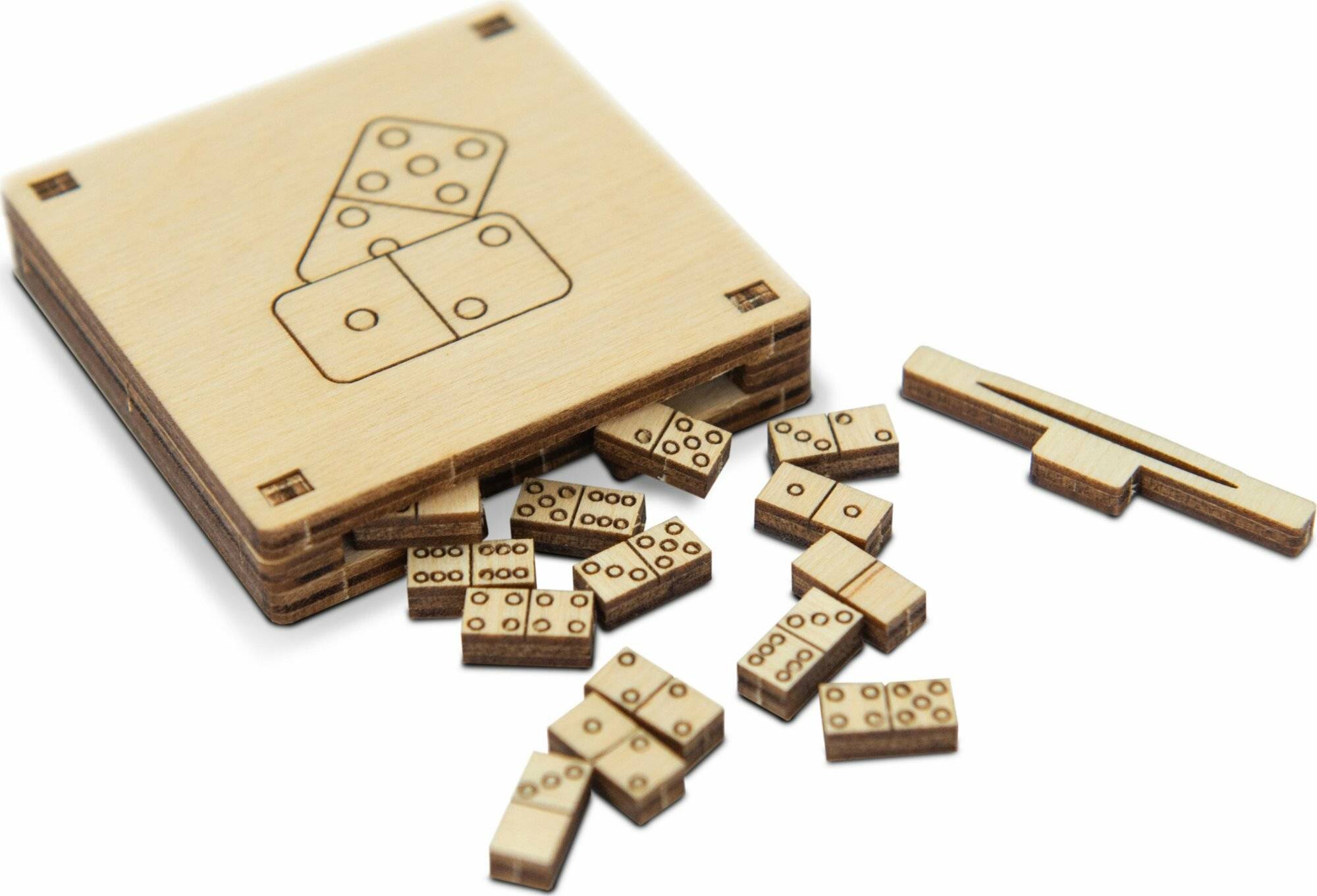 WOODEN CITY 3D Puzzlespiel mini Domino