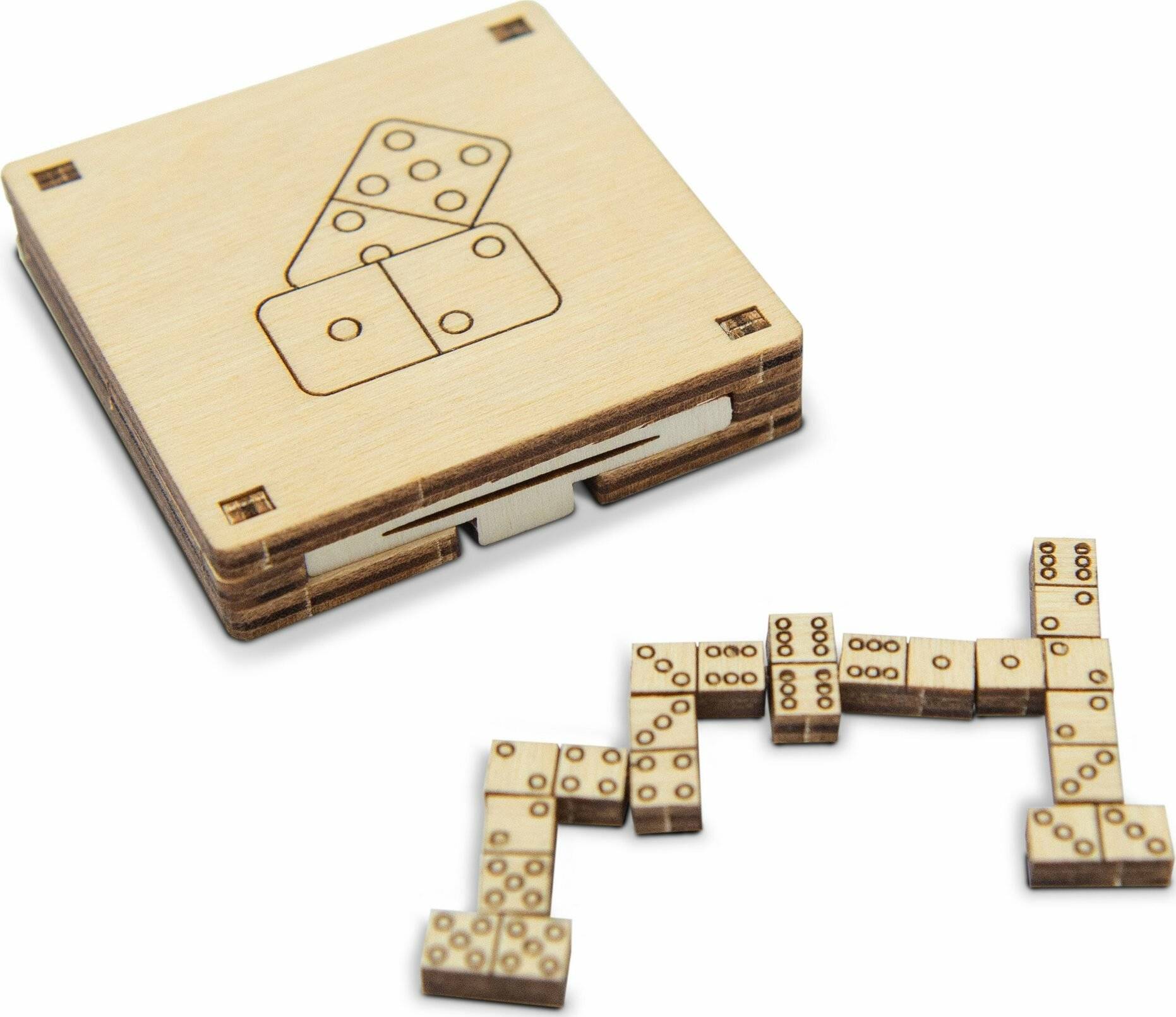 WOODEN CITY 3D Puzzlespiel mini Domino