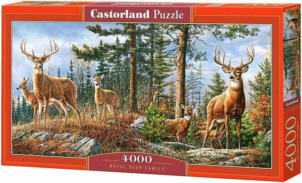 CASTORLAND Puzzle Royal Deer Family 4000 Teile