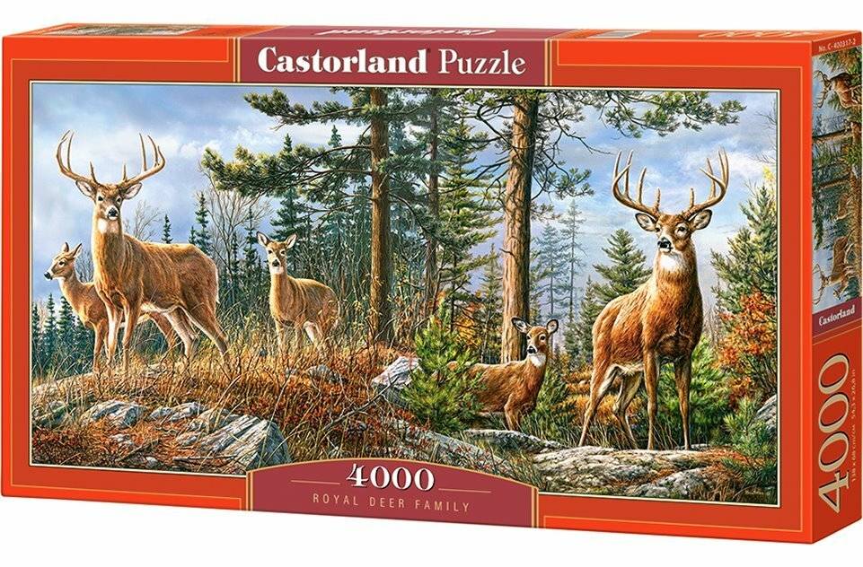 CASTORLAND Puzzle Royal Deer Family 4000 Teile