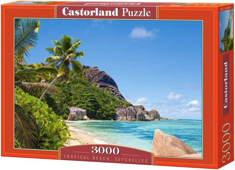 CASTORLAND Tropical Beach Puzzle, Seychellen 3000 Teile