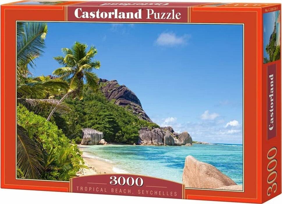 CASTORLAND Tropical Beach Puzzle, Seychellen 3000 Teile