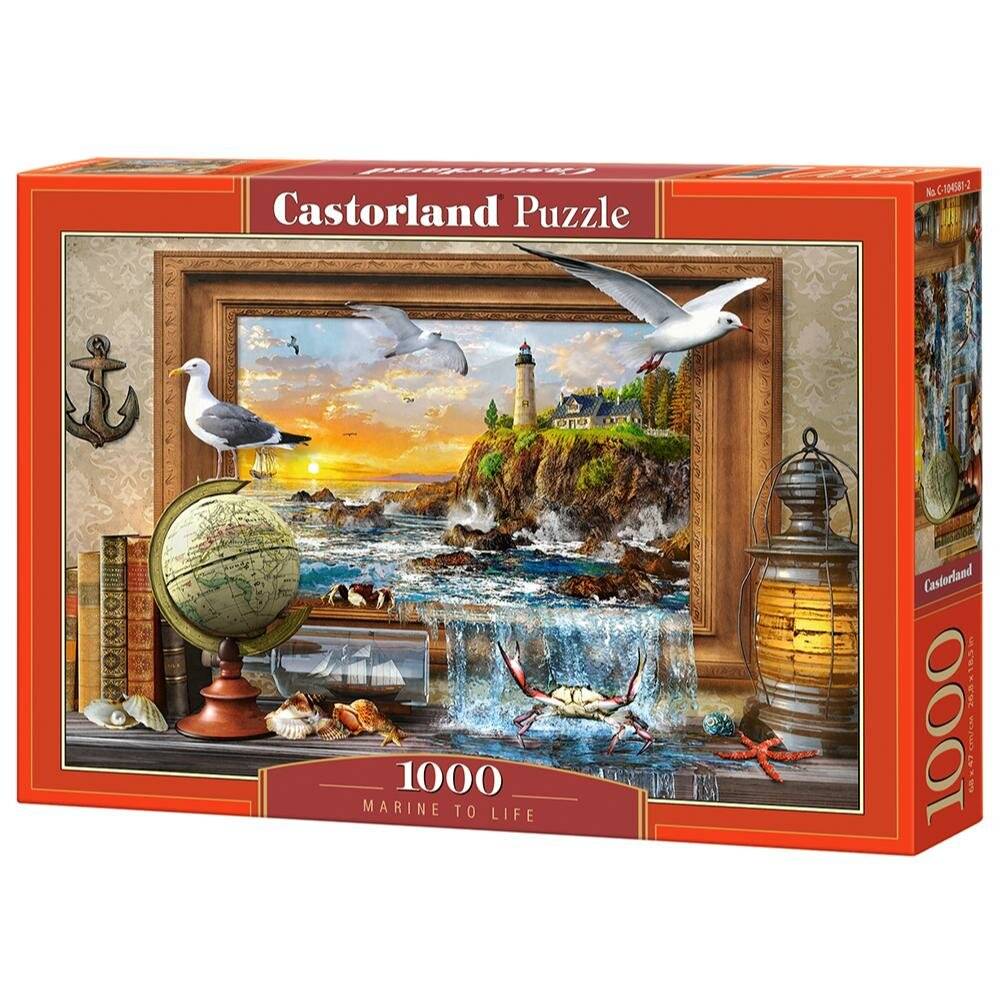 CASTORLAND Puzzle Der Hafen wird lebendig 1000 Teile