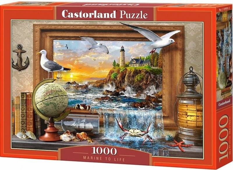 CASTORLAND Puzzle Der Hafen wird lebendig 1000 Teile