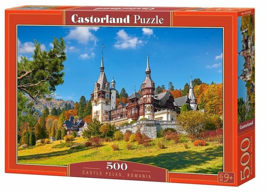 CASTORLAND Puzzle Schloss Peles, Rumänien 500 Teile