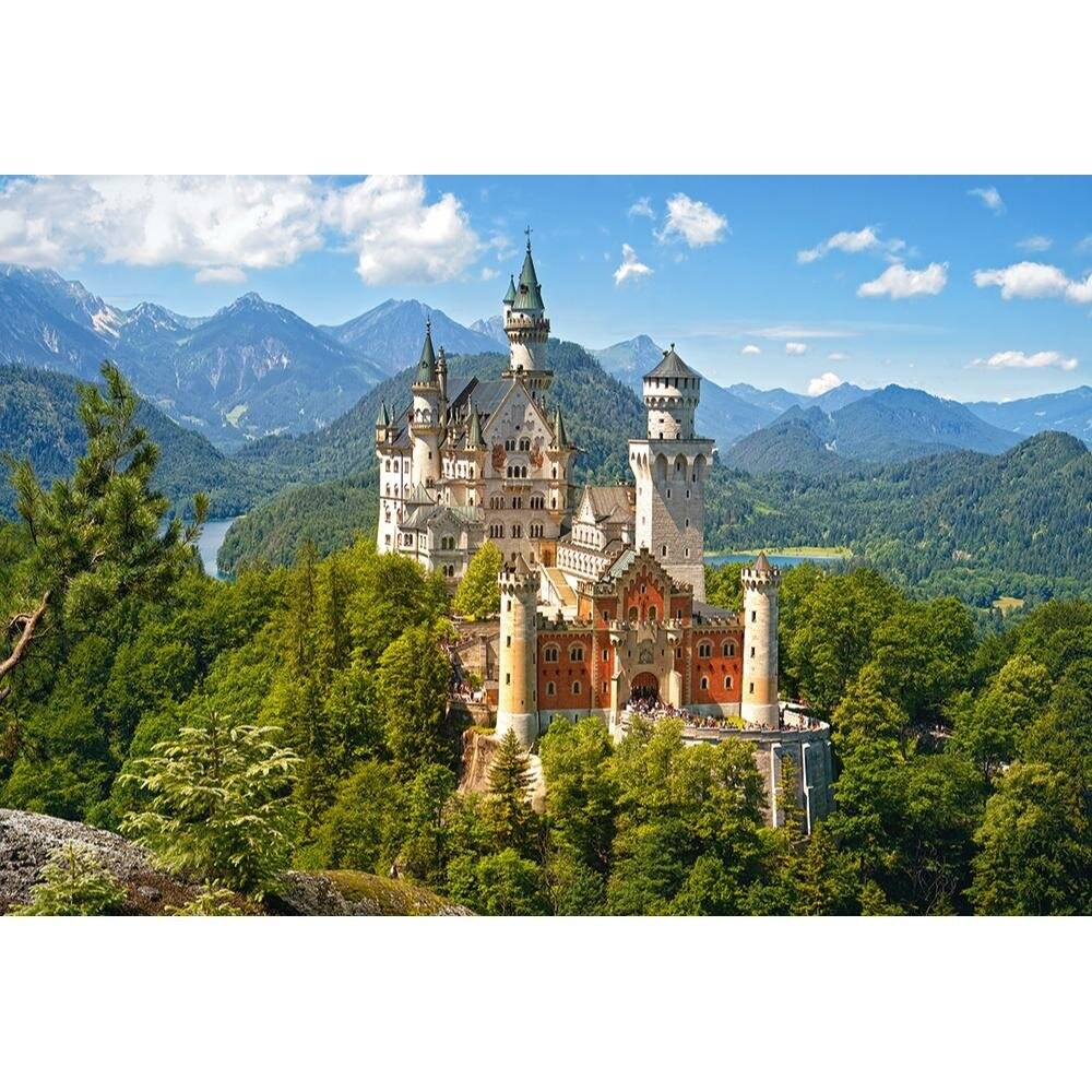 CASTORLAND Puzzle Ansicht von Schloss Neuschwanstein 500 Teile