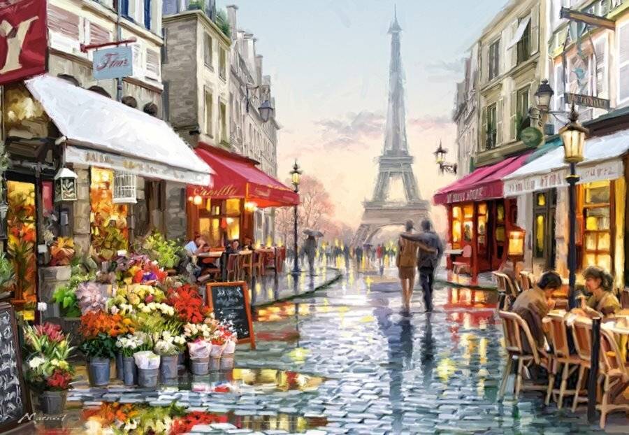 CASTORLAND Puzzle Florist in Paris 1500 Teile