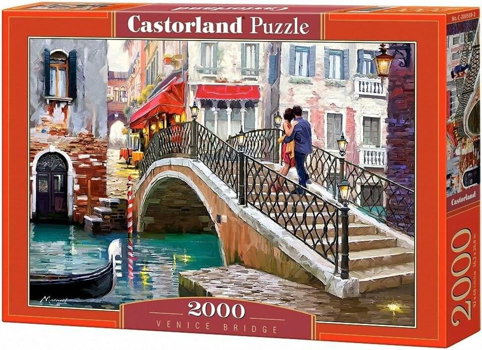 CASTORLAND Puzzle Brücke in Venedig 2000 Teile