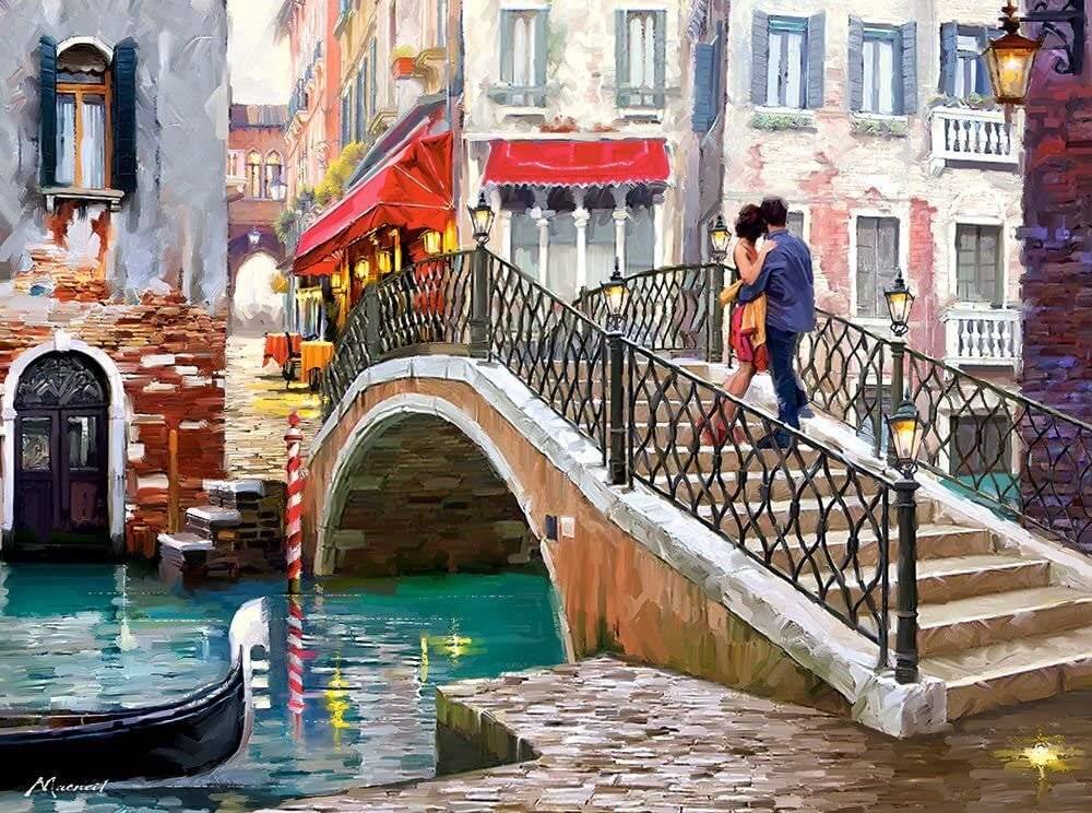 CASTORLAND Puzzle Brücke in Venedig 2000 Teile