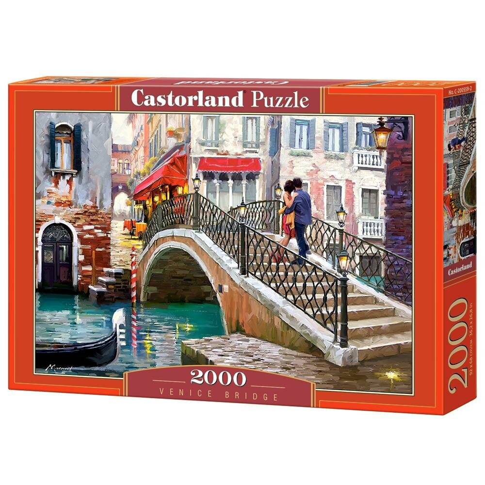 CASTORLAND Puzzle Brücke in Venedig 2000 Teile