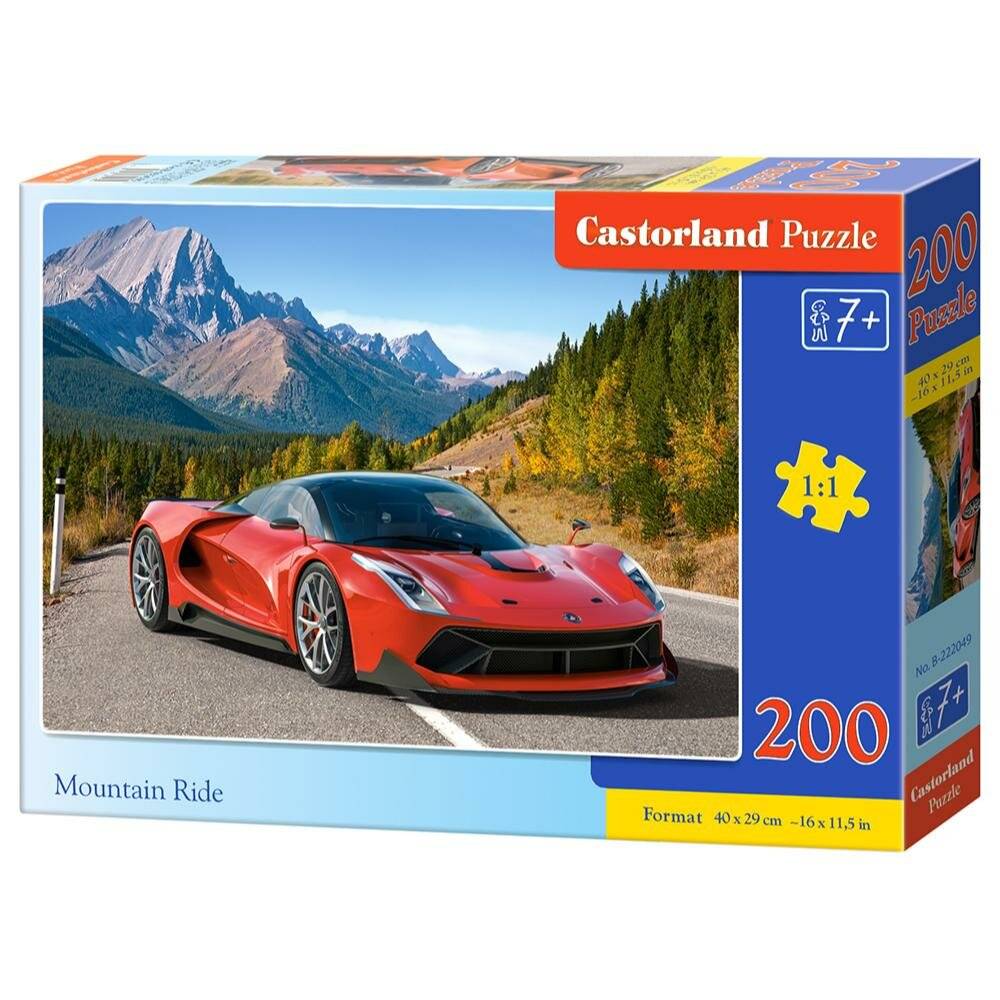 CASTORLAND Mountain Ride Puzzle 200 Teile