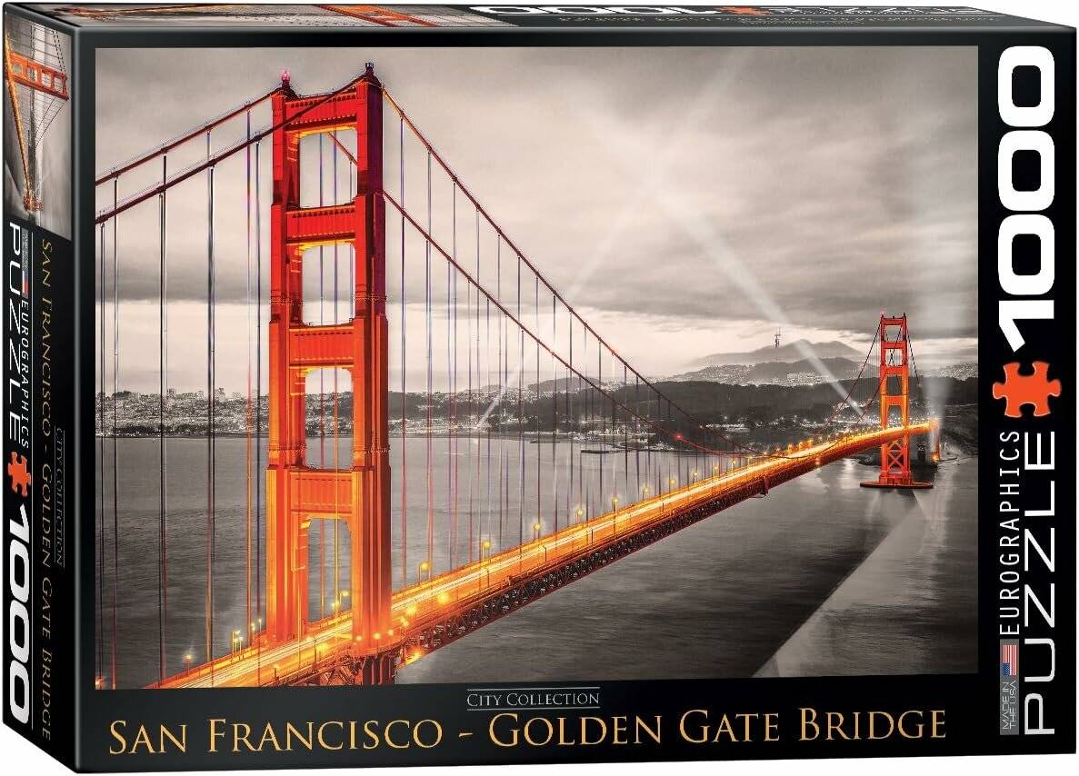 EUROGRAPHICS Puzzle San Francisco - Golden Gate Bridge 1000 Teile