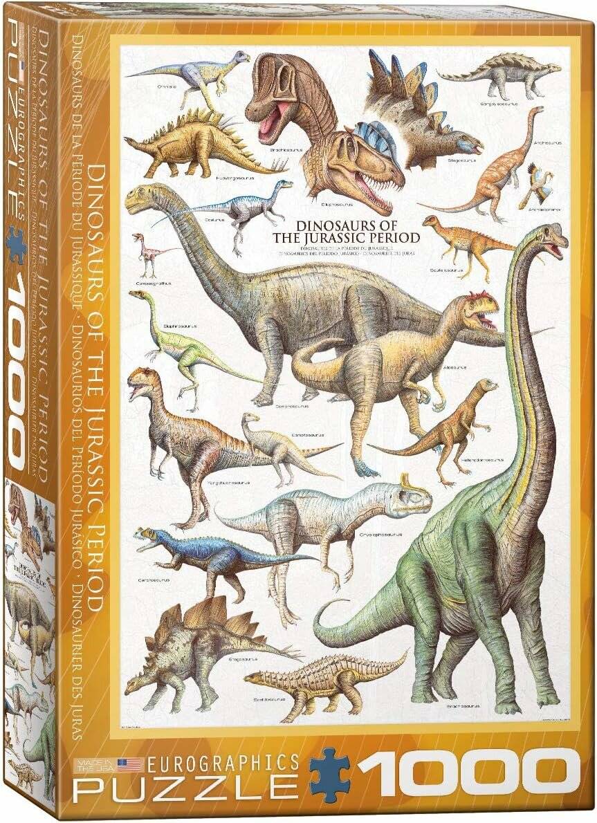 EUROGRAPHICS Puzzle Dinosaurier aus der Jurazeit 1000 Teile