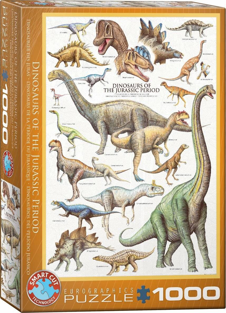 EUROGRAPHICS Puzzle Dinosaurier aus der Jurazeit 1000 Teile