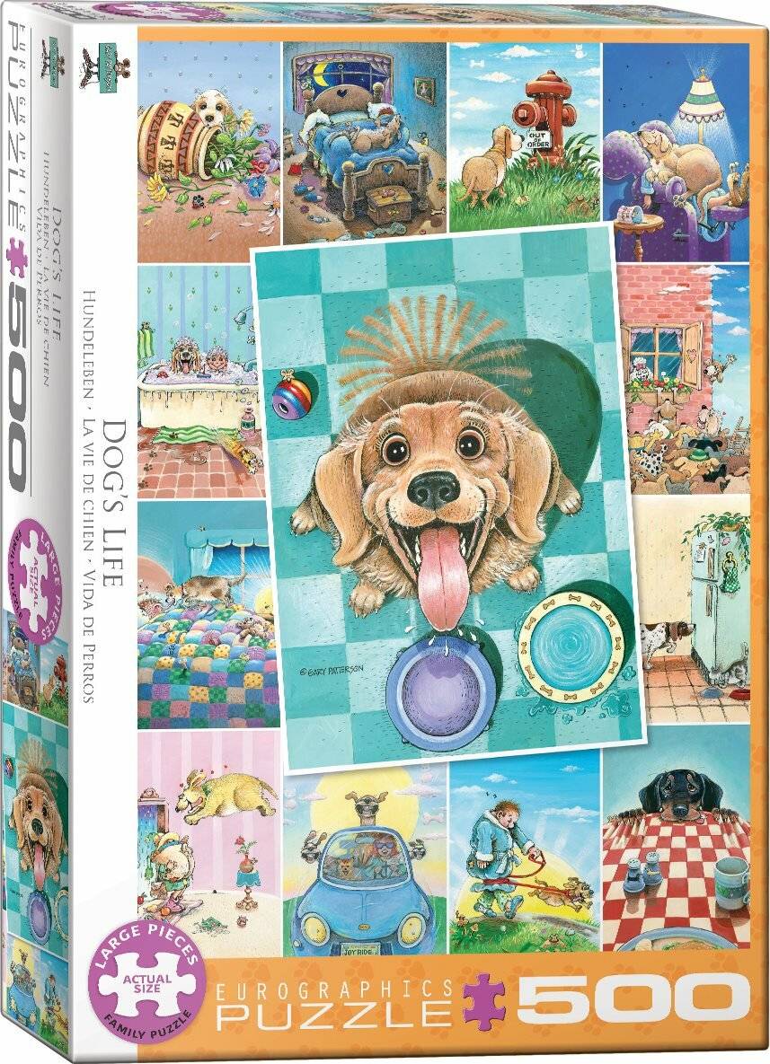 EUROGRAPHICS Dog Life Puzzle XL 500 Teile