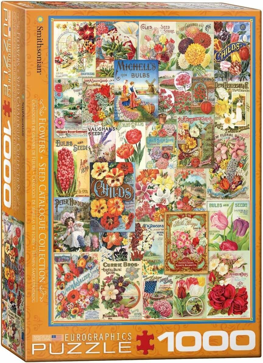 EUROGRAPHICS Puzzle Saatgutkatalog: Blumen 1000 Teile