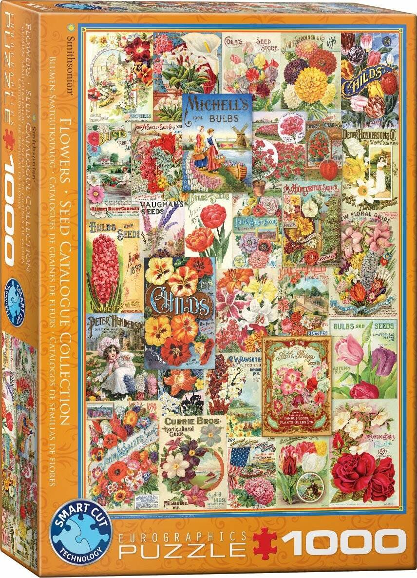 EUROGRAPHICS Puzzle Saatgutkatalog: Blumen 1000 Teile