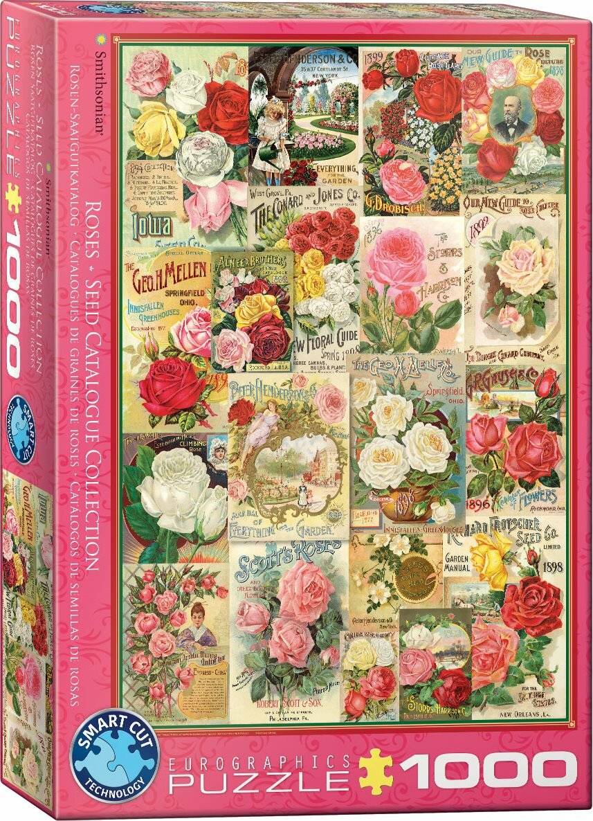 EUROGRAPHICS Puzzle Saatgutkatalog: Rosen 1000 Teile