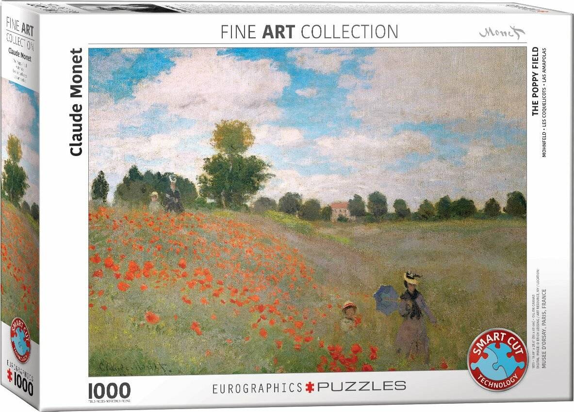 EUROGRAPHICS Mohnblumen Puzzle 1000 Teile