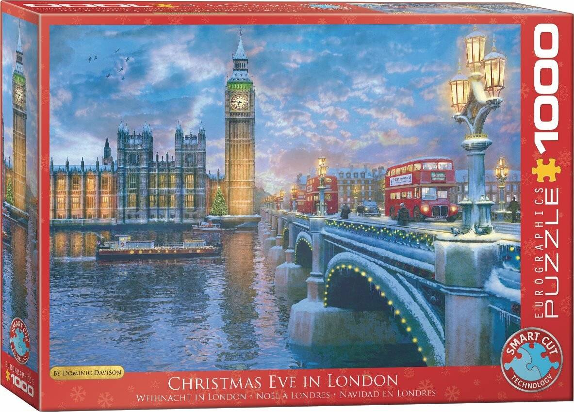 EUROGRAPHICS Puzzle Weihnachtsabend in London 1000 Teile