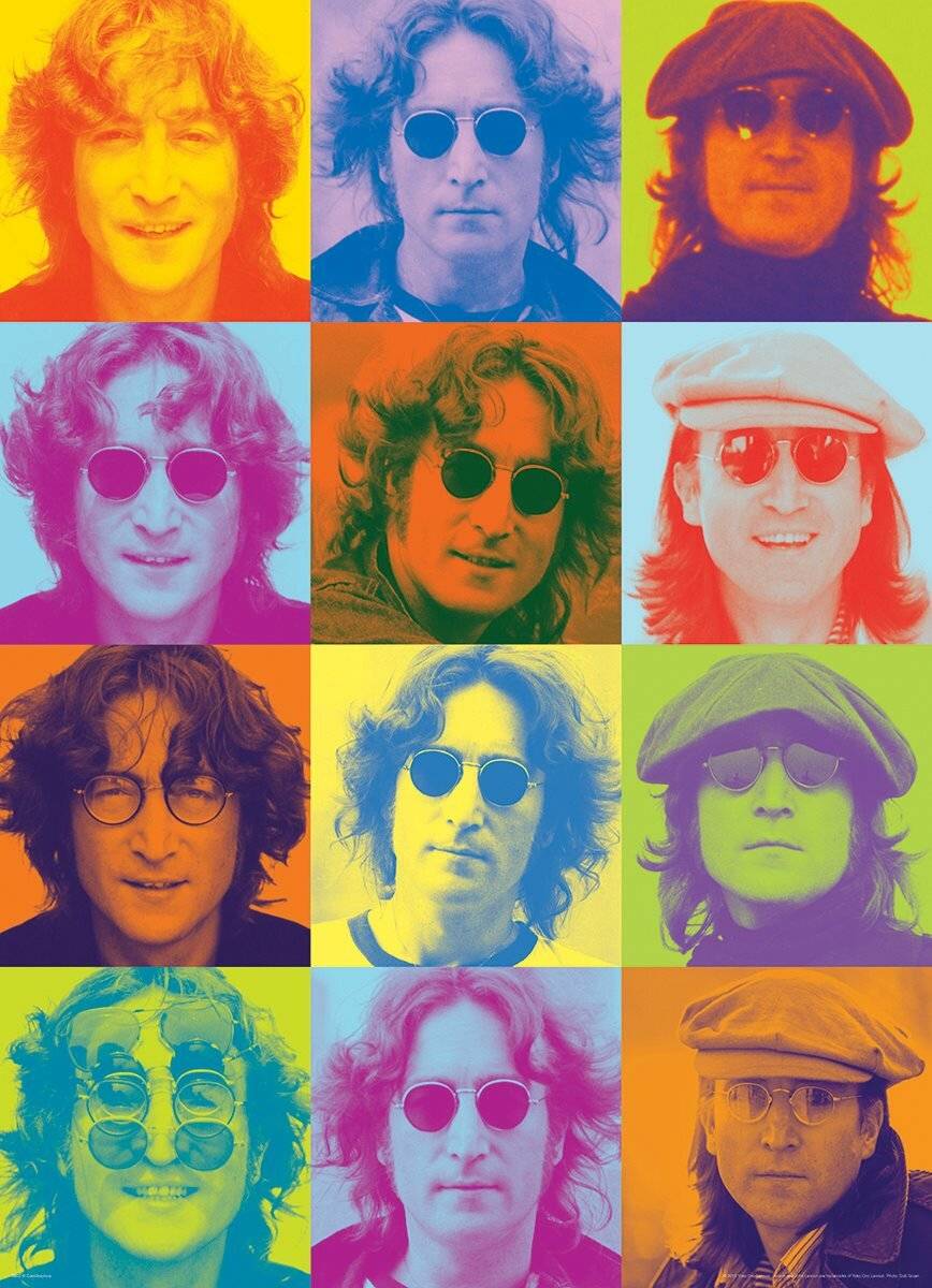 EUROGRAPHICS Puzzle Farbige Porträts von John Lennon 1000 Teile