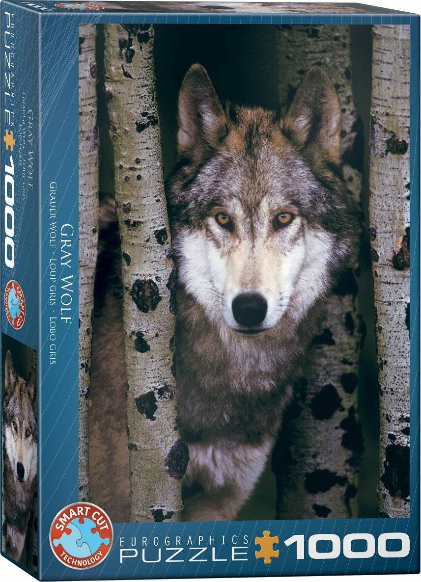 EUROGRAPHICS Grauer Wolf Puzzle 1000 Teile