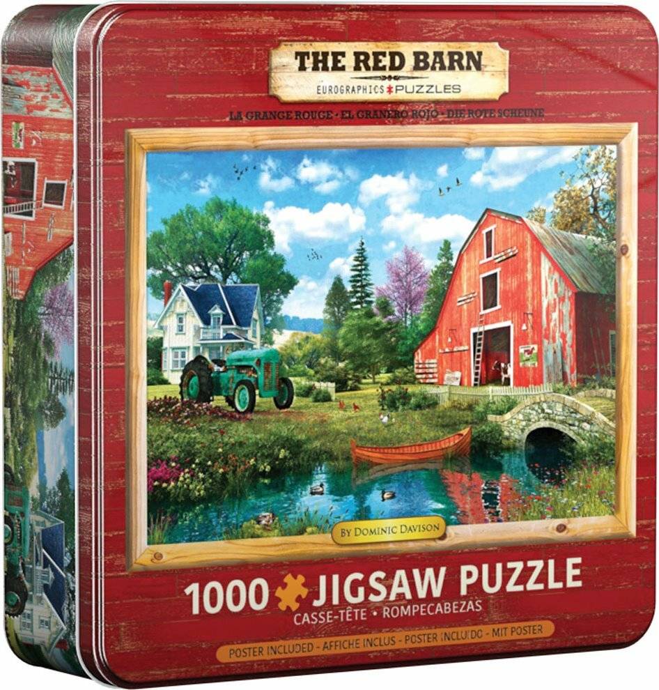 EUROGRAPHICS Rote Scheune Puzzle 1000 Teile