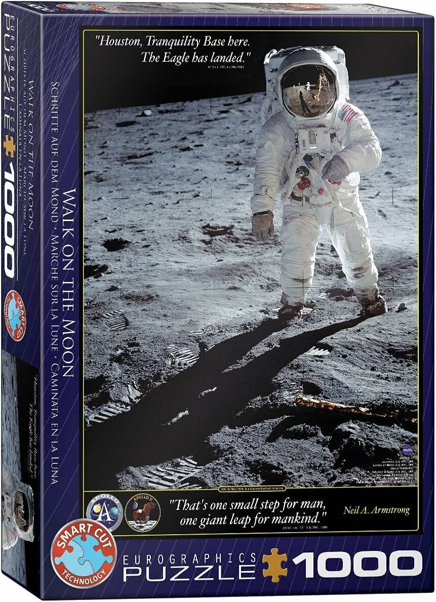 EUROGRAPHICS Puzzle Neil A. Armstrong: Erste Schritte auf dem Mond 1000 Teile
