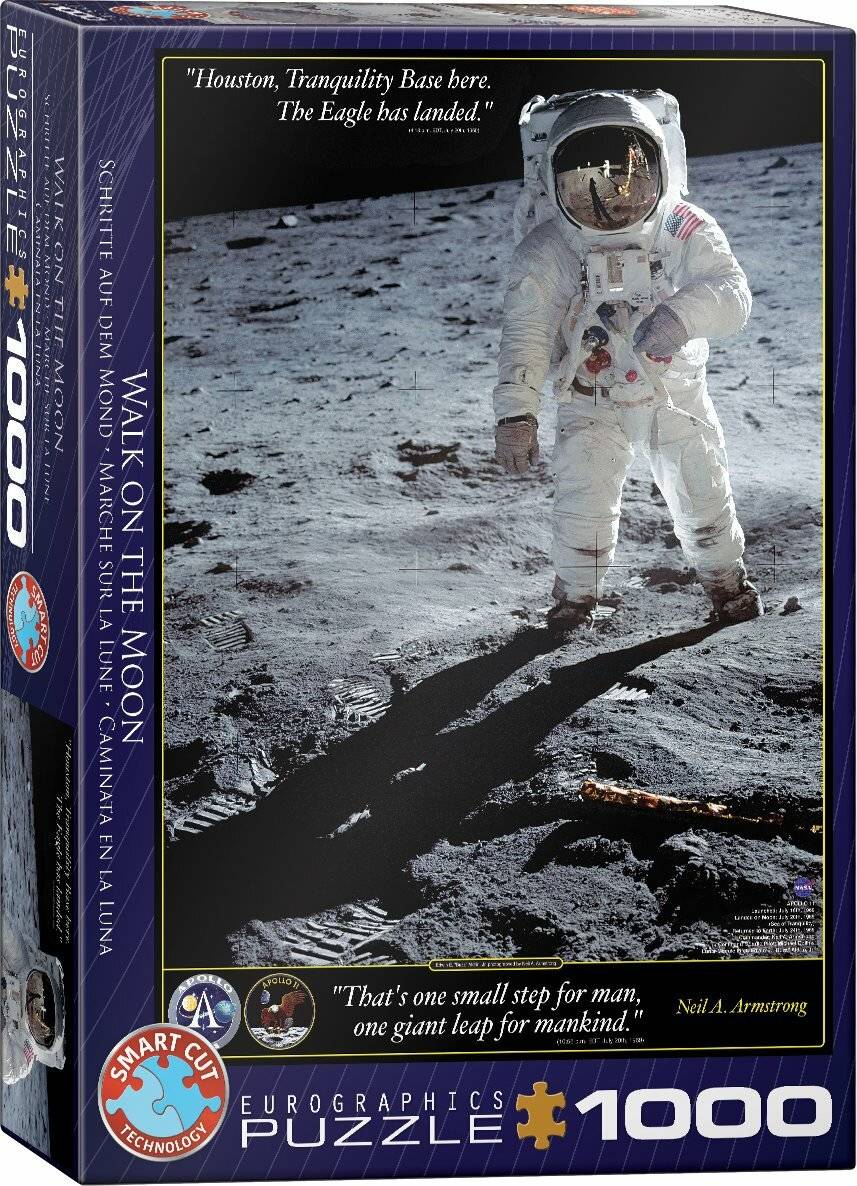 EUROGRAPHICS Puzzle Neil A. Armstrong: Erste Schritte auf dem Mond 1000 Teile