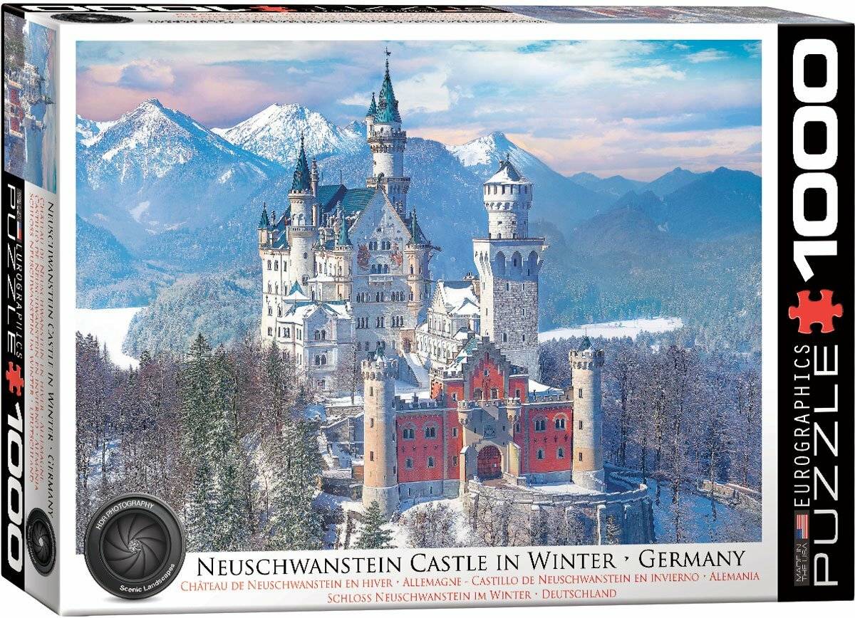EUROGRAPHICS Puzzle Schloss Neuschwanstein (HDR) 1000 Teile