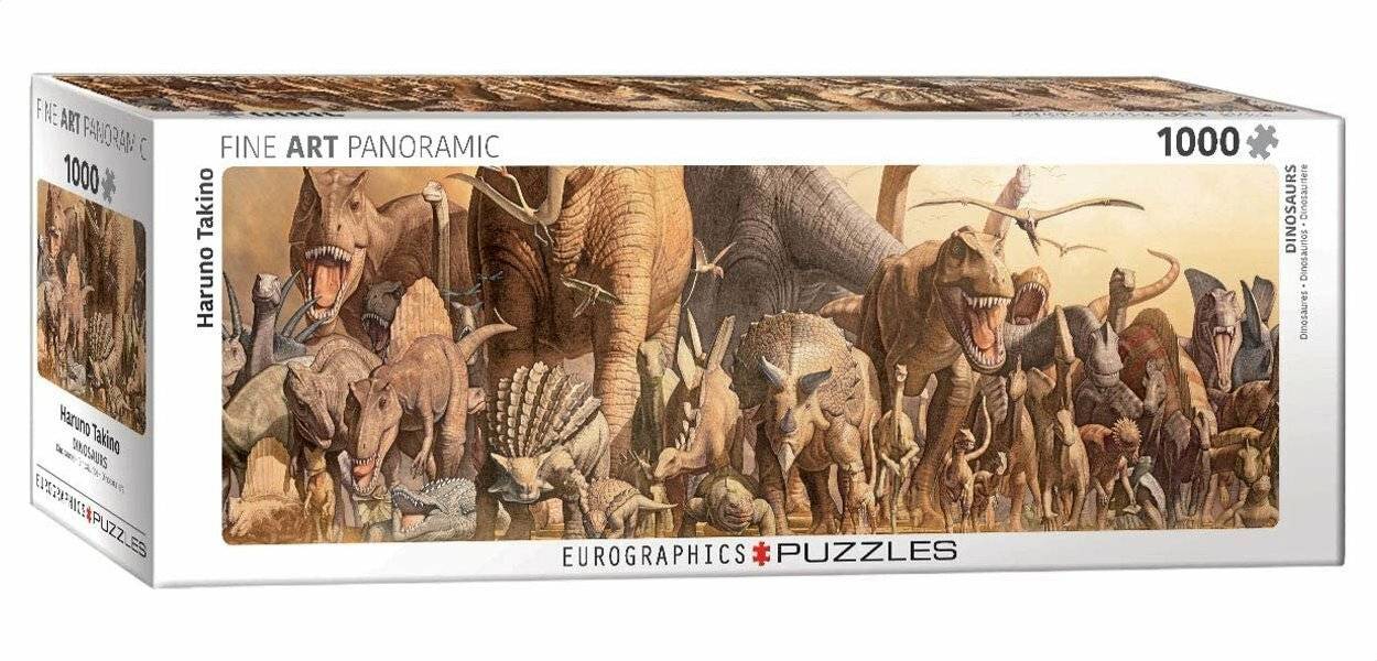 EUROGRAPHICS Panoramapuzzle Dinosaurier 1000 Teile