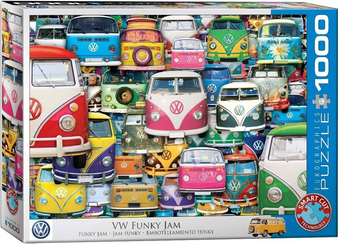 EUROGRAPHICS Puzzle Volkswagen Bus: Funky Jam 1000 Teile
