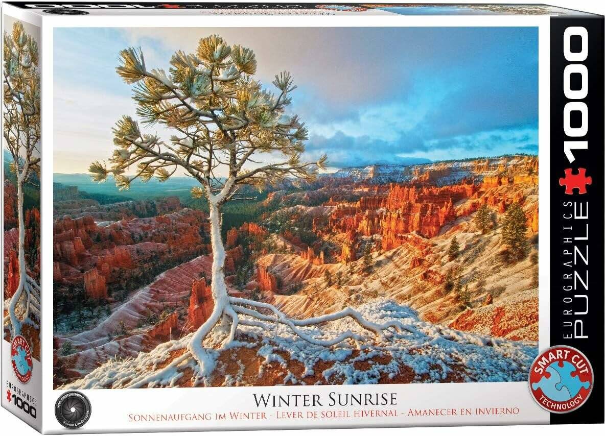 EUROGRAPHICS Winterdämmerung Puzzle, Bryce Canyon (HDR) 1000 Teile