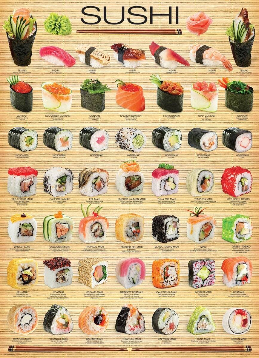 EUROGRAPHICS Sushi Puzzle 1000 Teile