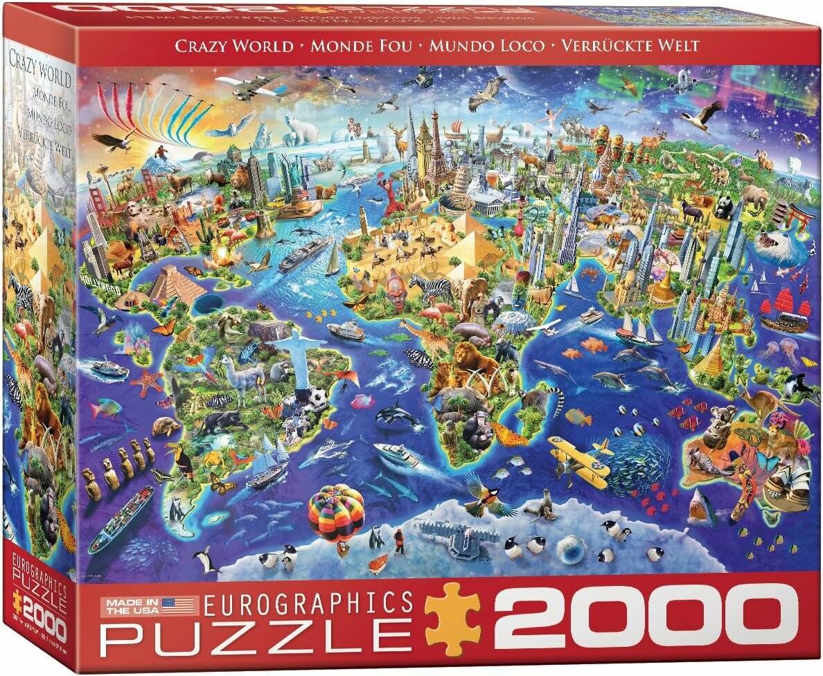 EUROGRAPHICS Puzzle Crazy World 2000 Teile