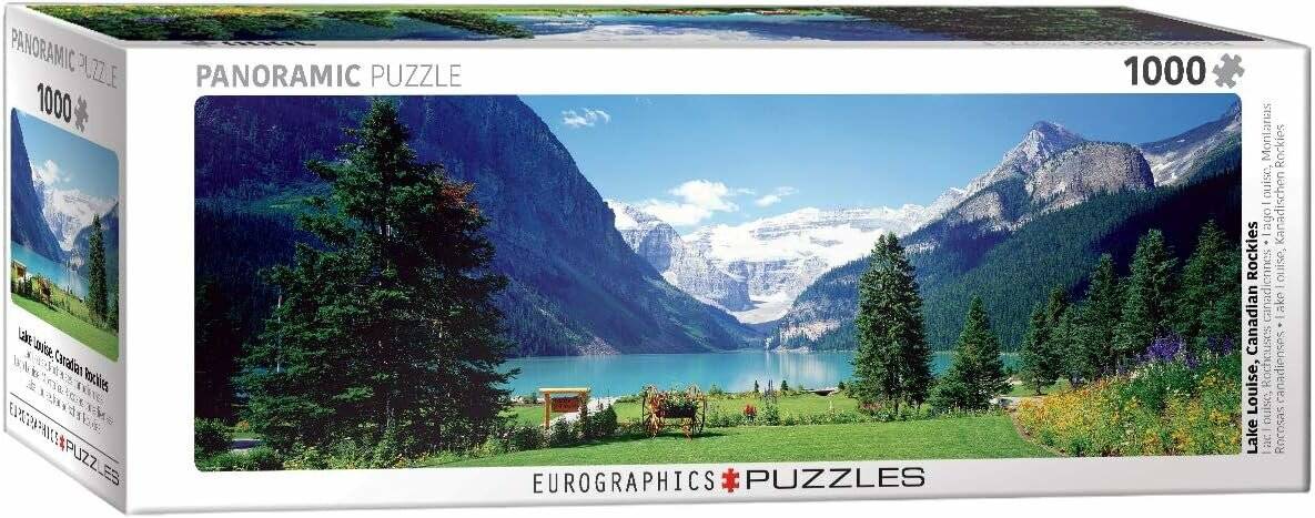 EUROGRAPHICS Panoramapuzzle Lake Louise, Kanadische Rocky Mountains 1000 Teile