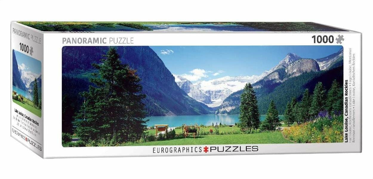 EUROGRAPHICS Panoramapuzzle Lake Louise, Kanadische Rocky Mountains 1000 Teile
