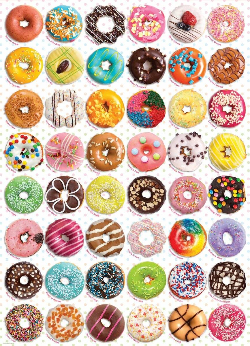 EUROGRAPHICS Puzzle Donuts 1000 Teile