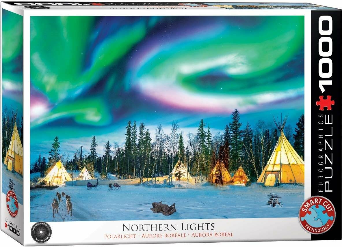 EUROGRAPHICS Nordlichter Puzzle 1000 Teile