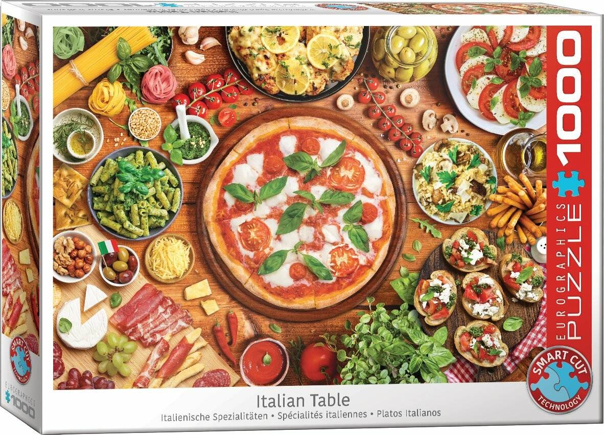 EUROGRAPHICS Puzzle Italienischer Tisch 1000 Teile