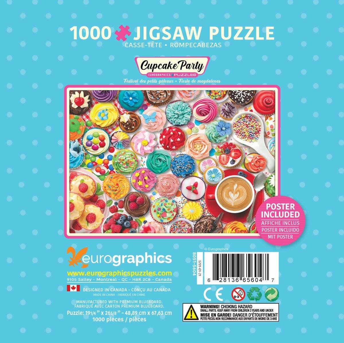EUROGRAPHICS Puzzle in Blechdose Kuchenparty 1000 Teile