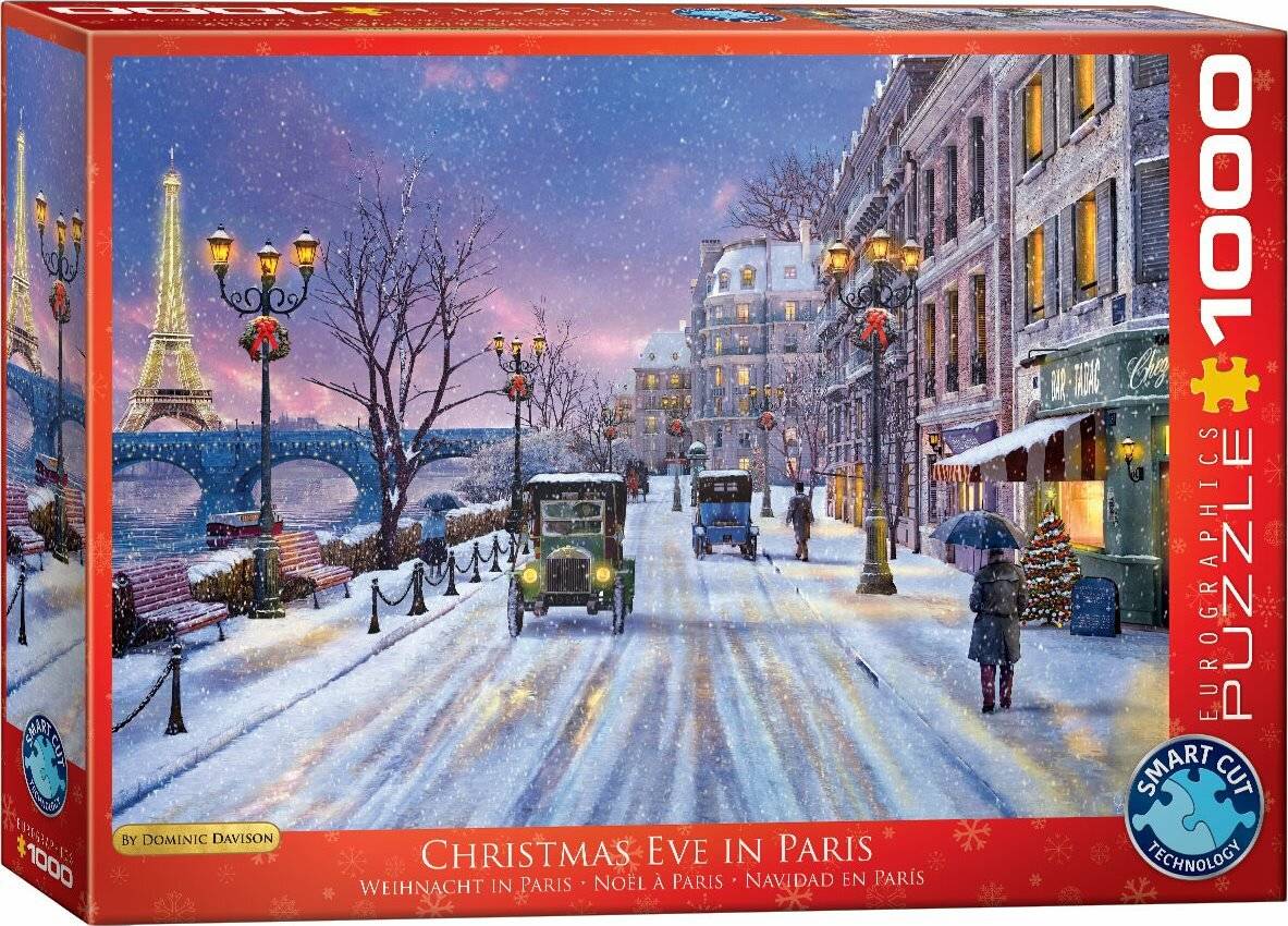 EUROGRAPHICS Puzzle Weihnachtsabend in Paris 1000 Teile