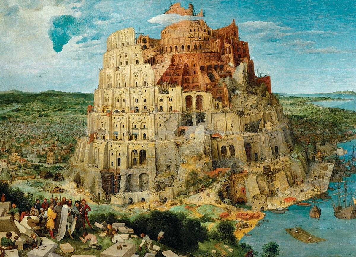 EUROGRAPHICS Puzzle Turm von Babel 1000 Teile