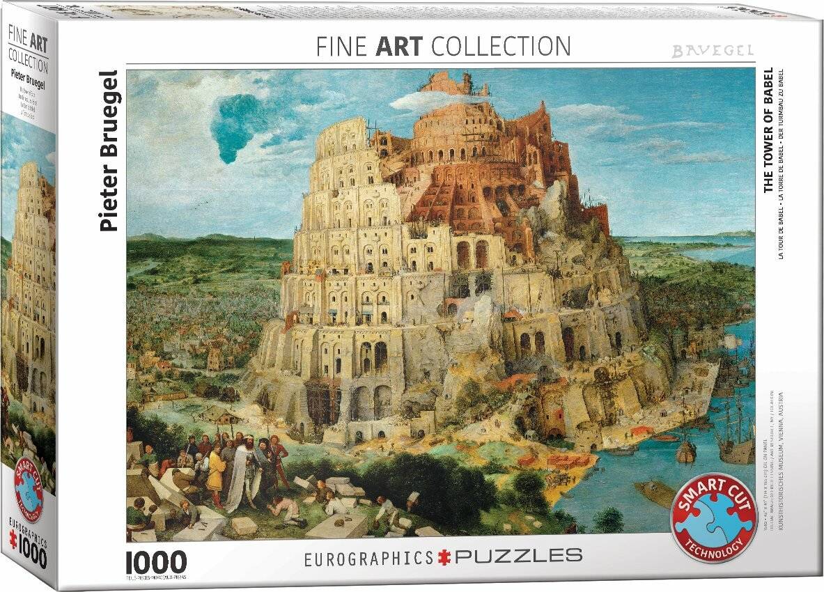 EUROGRAPHICS Puzzle Turm von Babel 1000 Teile